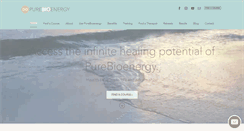 Desktop Screenshot of healingbioenergy.com